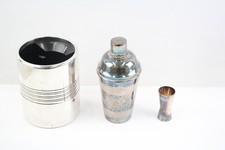 silver plated cocktail shaker for sale  LEEDS