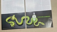 Revista Absolut Pears Vodka Advertisement Green Snake AD 2 meia página comprar usado Revista Absolut Pears Vodka Advertisement Green Snake AD 2 meia página comprar usado  Enviando para Brazil