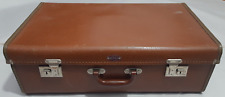 Usado, Mala vintage c. 1940's Pioneer bagagem feita na Inglaterra com chave! comprar usado  Enviando para Brazil