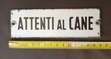 Attenti cane insegna usato  Tribiano
