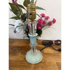 Abajur de mesa vintage art déco vidro fosco azul e vidro transparente acessórios de latão comprar usado Abajur de mesa vintage art déco vidro fosco azul e vidro transparente acessórios de latão comprar usado  Enviando para Brazil