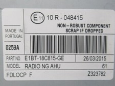 Autoradio recepteur ford d'occasion  Vernaison