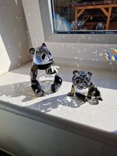 Swarovski crystal pandas for sale  DAGENHAM