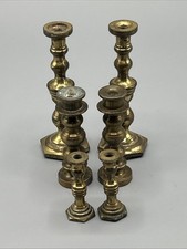 Vintage brass candlesticks for sale  SALTBURN-BY-THE-SEA
