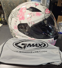 CAPACETE DE MOTOCICLETA GMAX FF-49 FULL-FACE BLOSSOM-BRANCO/ROSA/CINZA-TAMANHO XL-F1496855 comprar usado  Enviando para Brazil
