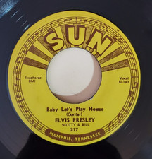 Elvis Presley BABY LET'S PLAY HOUSE (ROCKABILLY 45) SUN 217 PLAYS VG+ comprar usado  Enviando para Brazil