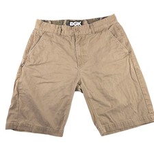 Shorts DGK masculino 34 cáqui bronzeado chino Y2K skate skatista gueto sujo crianças comprar usado  Enviando para Brazil