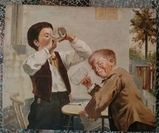 Antico dipinto olio usato  Ascoli Piceno