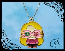 Charme de metal Harry Potter Luna Lovegood prata esterlina/colar de couro sintético comprar usado  Enviando para Brazil