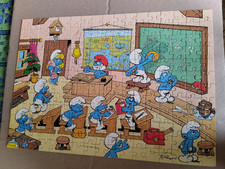 Ancien puzzle schtroumpfs d'occasion  Aix-en-Provence-