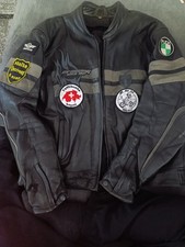 Lederjacke biker büffelleder gebraucht kaufen  Ostrhauderfehn