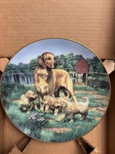 golden retrievers plate for sale  Staten Island