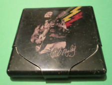 De Colección Bob Marley GUITARRA TOCANDO Cigarrillo Fuma Tabaco Estuche 3 1/2 X 3 1/2 Metal segunda mano  Embacar hacia Mexico