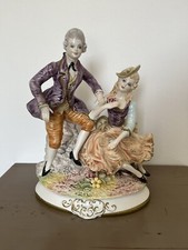 Capodimonte porcelaine scene d'occasion  Saint-Just-Sauvage