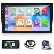 Rádio de carro Android 9 polegadas 2+32GB estéreo duplo din com CarPlay sem fio e... comprar usado  Enviando para Brazil