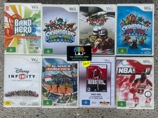 PACOTE DE JOGOS NINTENDO WII | 8 jogos | Skylanders 2K Band Hero | Frete grátis na Austrália, usado comprar usado  Enviando para Brazil