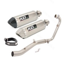 Usado, Sistema de exaustão link frontal tubo silenciador ponta para Lifan KP-Mini 150 LF150 2015-2023 comprar usado  Enviando para Brazil