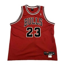 Camiseta NBA autêntica RARA 1997-98 NIKE Michael Jordan Chicago Bulls #23 tamanho 50 GG comprar usado  Enviando para Brazil