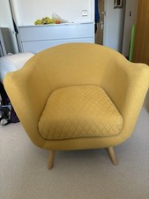 Made.com yellow fabric for sale  HARROW
