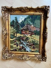 Handgesticktes bild vintage gebraucht kaufen  Altena