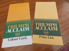 Triumph acclaim price for sale  KEIGHLEY