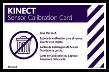 Sensor Kinect Inserção de Cartão de Calibração (Microsoft Xbox 360) *SOMENTE CARTÃO* comprar usado  Enviando para Brazil