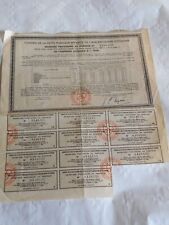 Ancien certificat actions d'occasion  Bais