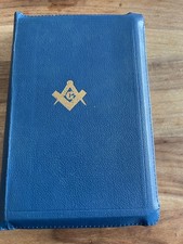 Masonic zipper bible for sale  THORNTON-CLEVELEYS