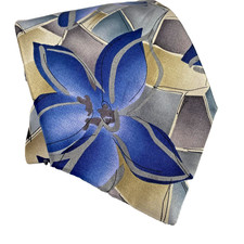 Gravata J Garcia masculina seda azul cinza borboleta estudo II coleção 32 floral comprar usado  Enviando para Brazil