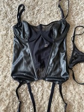 Leather look basque for sale  HULL