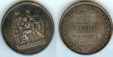 Médaille table ecole d'occasion  Mirebeau-sur-Bèze