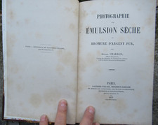 Livre photographie emulsion d'occasion  Dijon