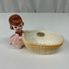 Estatueta vintage Enesco Mães Little Helper Girl sabonete bugiganga prato kitsch, usado comprar usado  Enviando para Brazil
