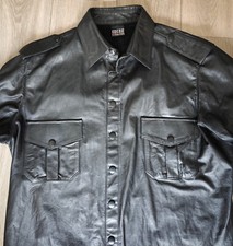 Men leather shirt for sale  DERBY