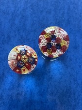 Multicoloured glass paperweigh for sale  TEIGNMOUTH