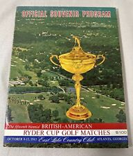 1963 ryder cup for sale  Zieglerville