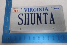 Virginia license plate for sale  Castleton