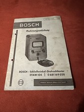 Bosch handbuch bedienungsanlei gebraucht kaufen  Rotenburg