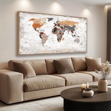 Large map wall for sale  Brentwood