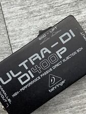 Usado, Caixa DI passiva profissional Behringer ULTRA-DI DI400P alto desempenho comprar usado  Enviando para Brazil