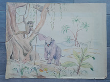 Dessin aquarelle étude d'occasion  Locminé