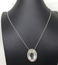 Swarovski silvertone faceted for sale  San Jose