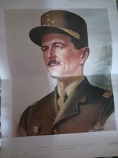 Affiche originale général d'occasion  Vallauris