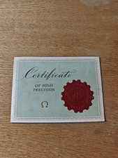 Omega constellation certificat d'occasion  Combs-la-Ville