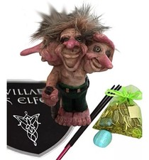 Boneca de porcelana Duende Elf Troll Goblin proteção folclórica México 3 cabeças 4” comprar usado  Enviando para Brazil