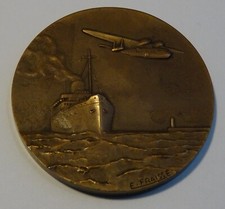 Medaille compagnie messageries d'occasion  Le Havre-