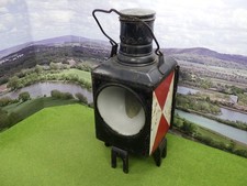 Alte eisenbahnlampe zugschluss gebraucht kaufen  Hameln