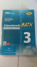 Lineamenti.math azzurro isbn usato  Roma