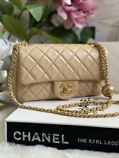 Chanel beige lambskin for sale  COVENTRY