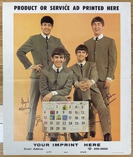 Calendario Beatles Vintage Original 1964 Cartón Muestra Exhibición GRANDE segunda mano  Embacar hacia Mexico